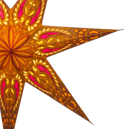 Alaska - Orange Gold Glitter