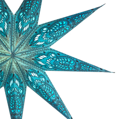 Ganesha - Turquoise Glitter
